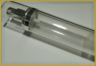 Прозрачный вакуумный флакон